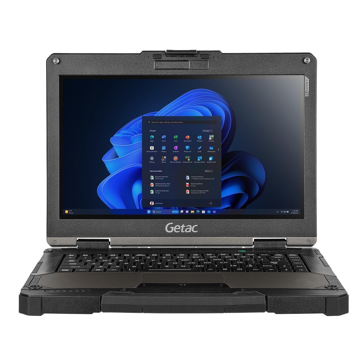 Vollrobustes Notebook Getac B360G2, Windows 11, von Mettenmeier