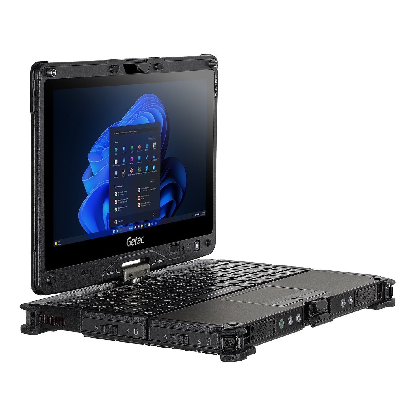 Vollrobustes Convertible Getac V110G7, Windows 11, Notebook und Tablet in einem, von Mettenmeier