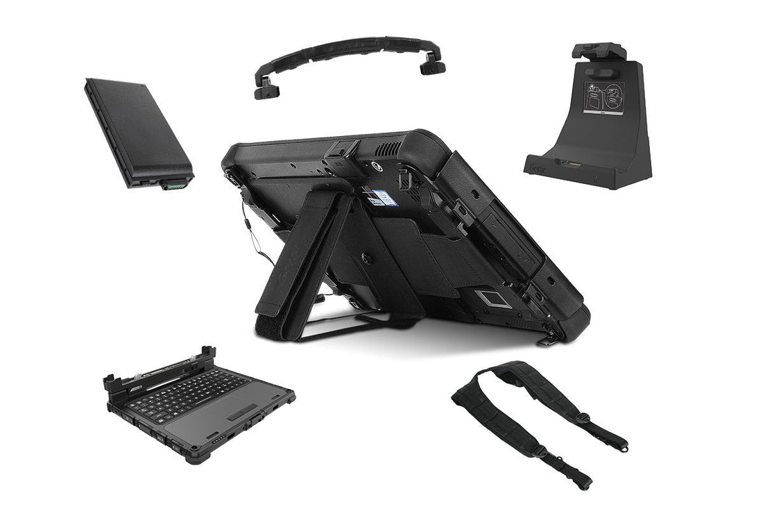 … dass es umfangreiches Zubehör für das mobile Arbeiten gibt, z. B. Fahrzeuglösungen oder Tragelösungen?