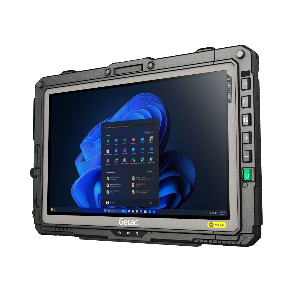 ATEX-zertifiziertes robustes Tablet Getac UX10G3-Ex, Windows 11, von Mettenmeier