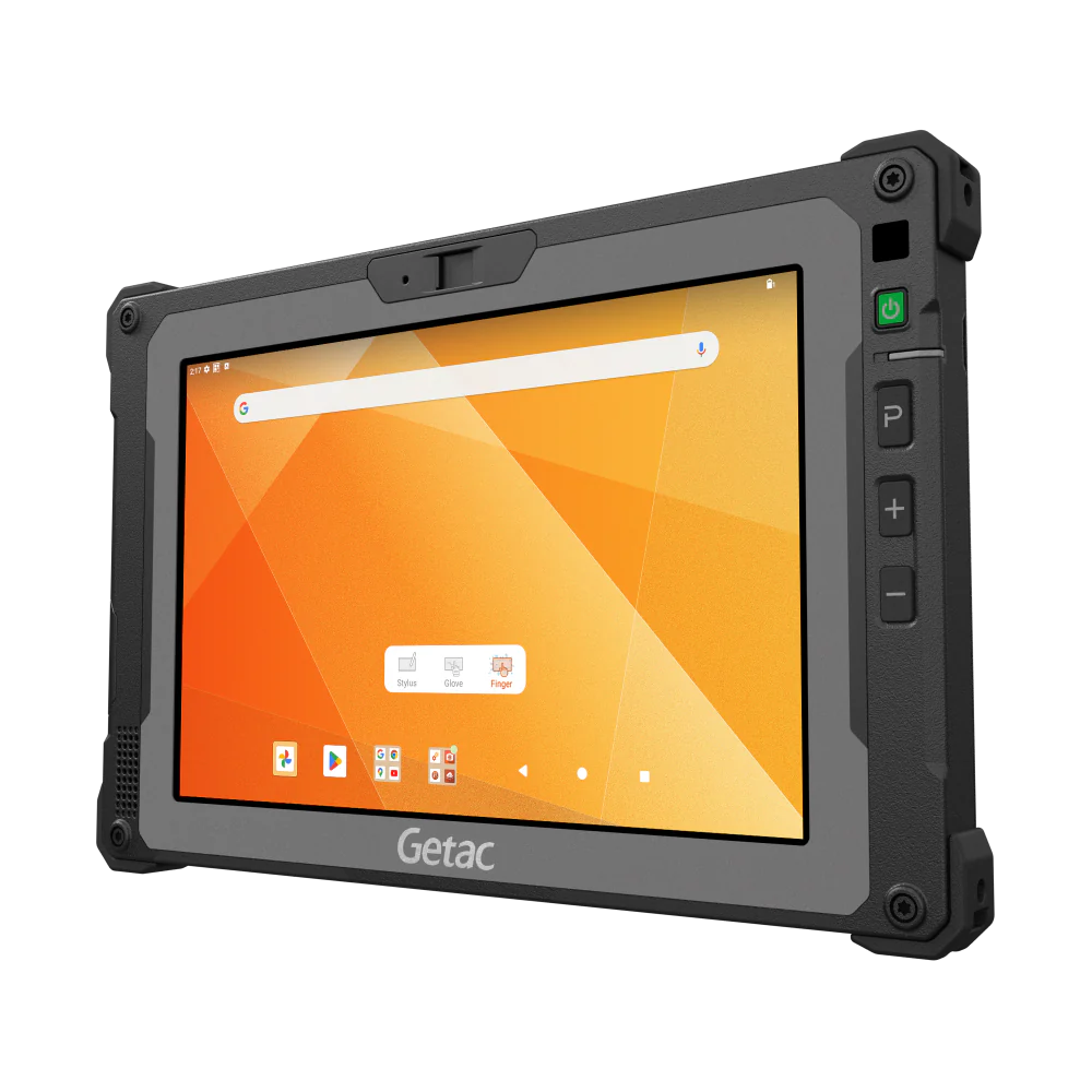 Robustes Tablet Getac ZX80, Android 13, leicht nach links gedreht