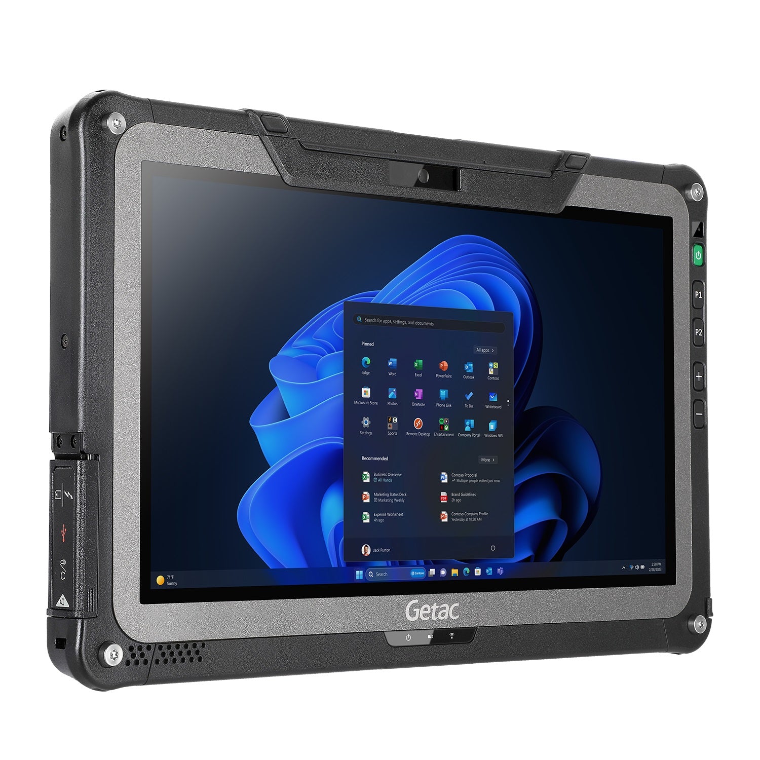vollrobustes Tablet Getac F110G7, Windows 11, von Mettenmeier