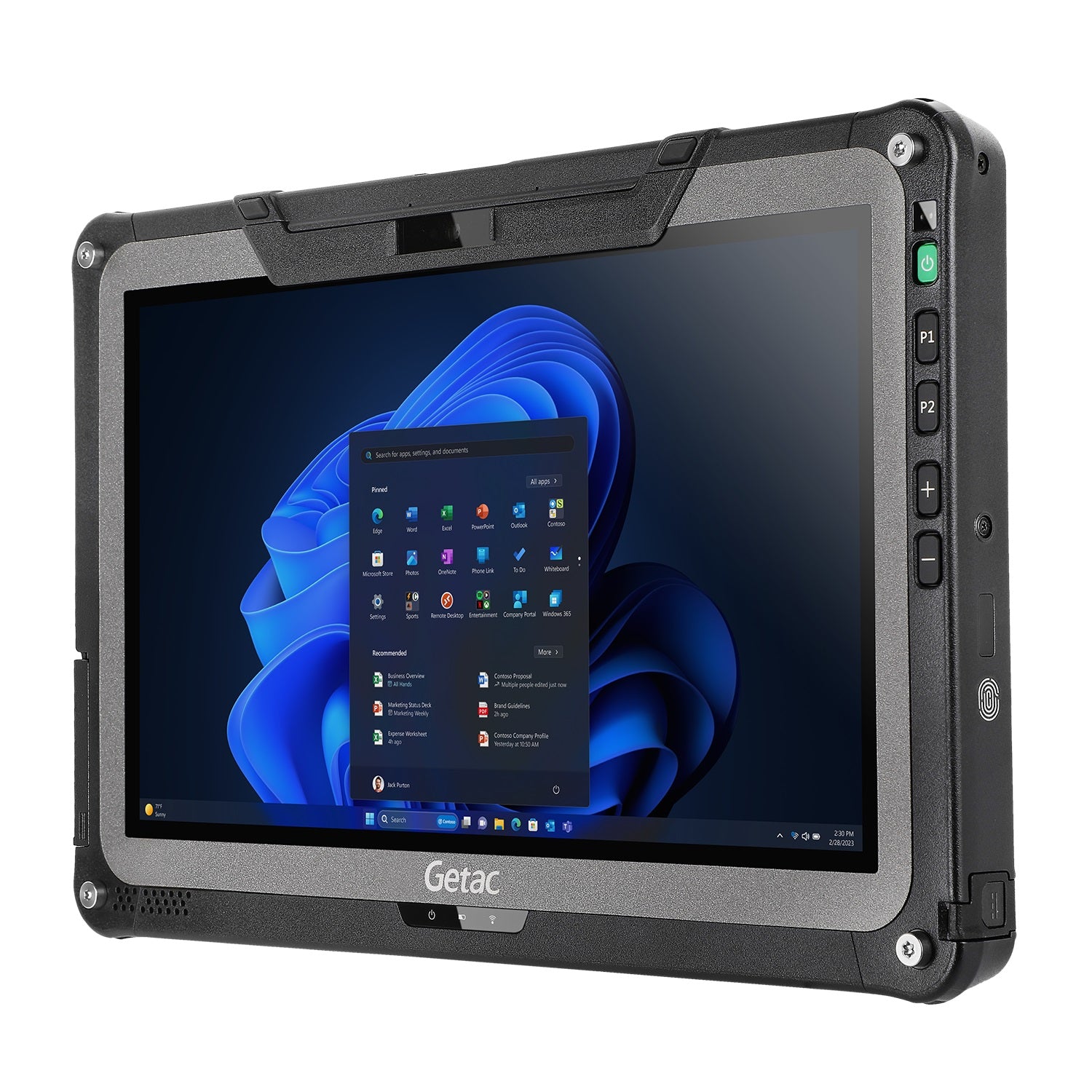 vollrobustes Tablet Getac F110G7, Windows 11, von Mettenmeier