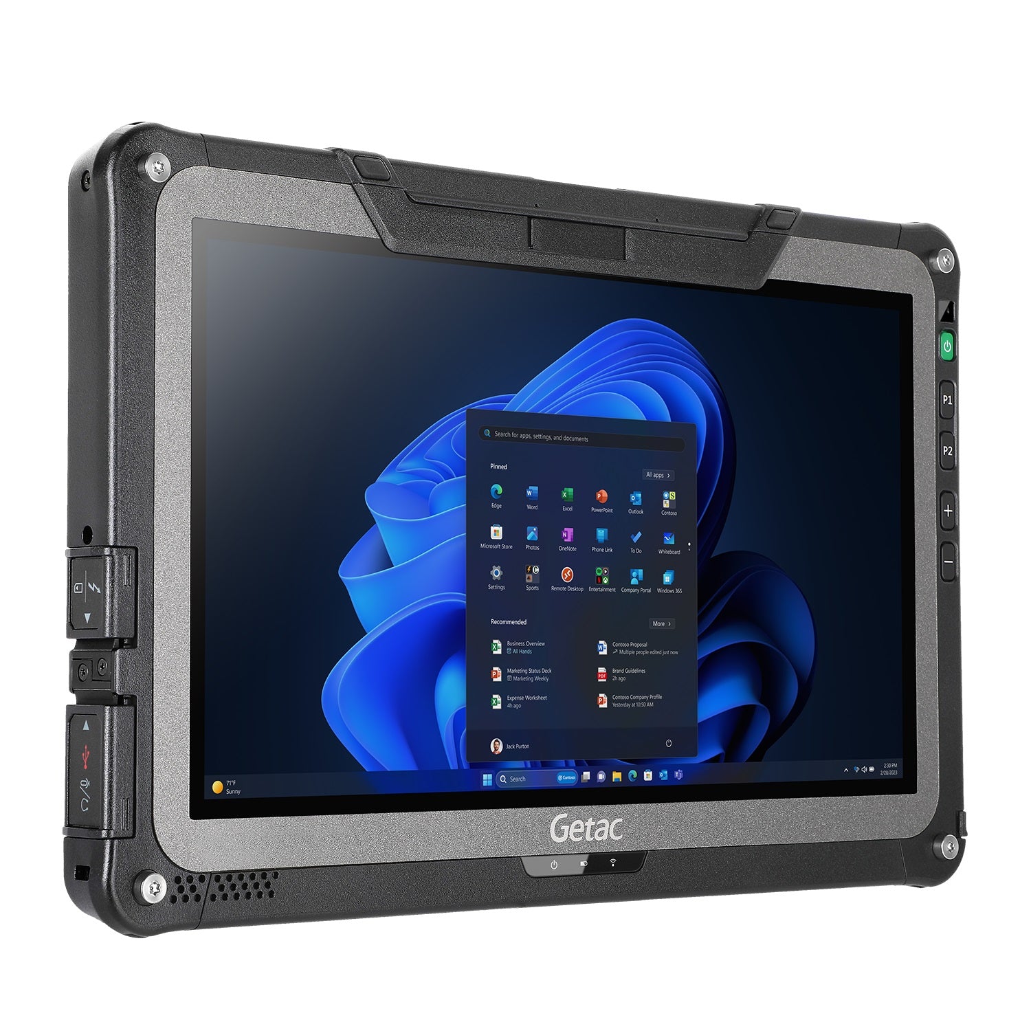 vollrobustes Tablet Getac F110G6, Windows 11, von Mettenmeier