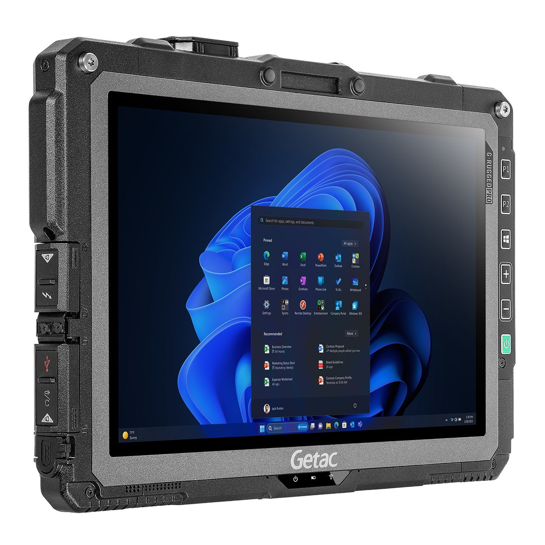 Infection Prevention: vollrobustes Tablet Getac UX10G3-IP, Windows 11, von Mettenmeier