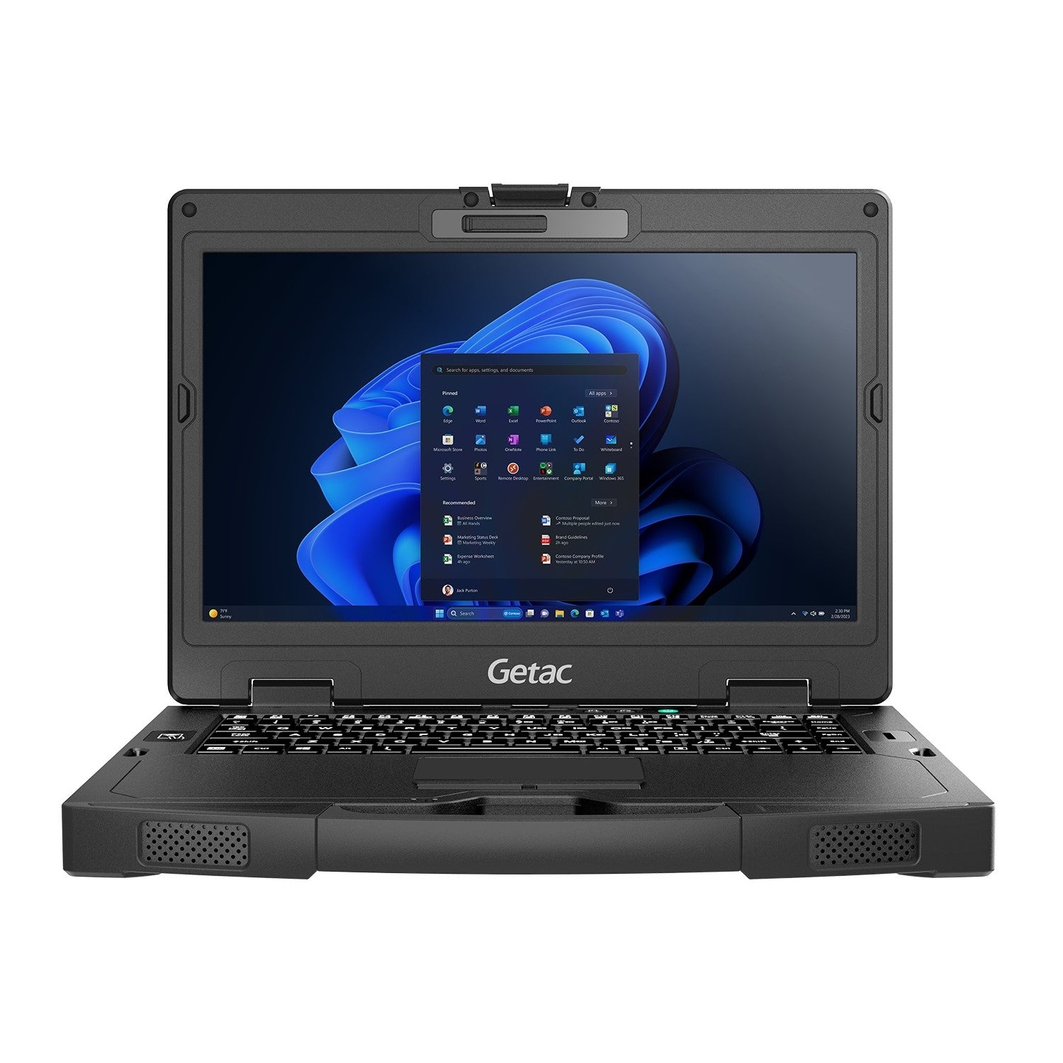 Semi-robustes Notebook Getac S410G5, Windows 11, von Mettenmeier