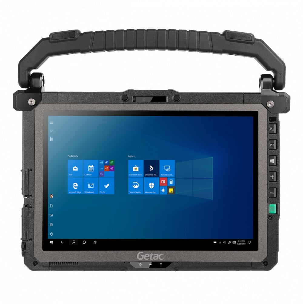 vollrobustes Tablet Getac UX10G2-R, Windows 10, von Mettenmeier, mit Tragegriff